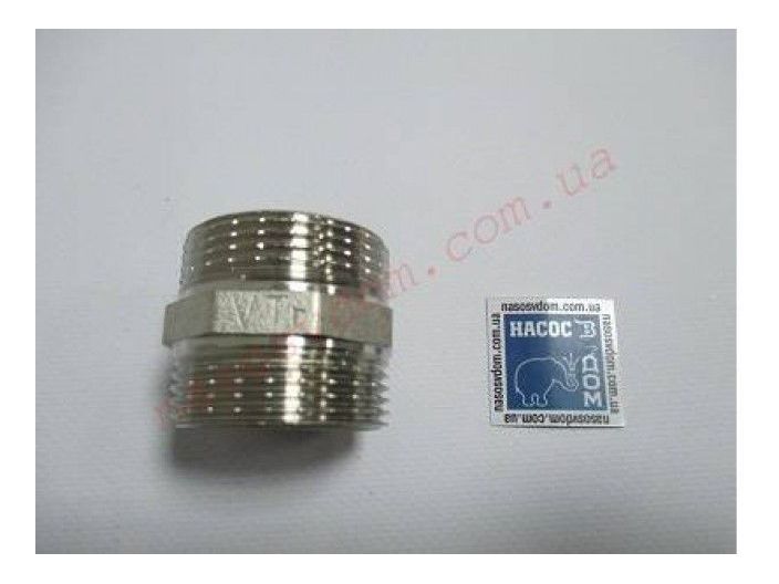 VTr.582.N.0007 Ниппель латунный НН 1 1/4' Valtec купить в интернет-магазине «НасосВДом» Киев Украина