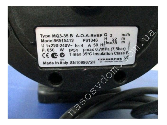 Насосна станція Grundfos MQ3-35 96515412 купити в інтернет-магазині «НасосВДом» Київ Україна