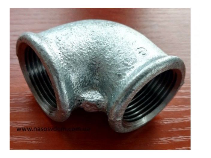 Угольник чугунный арт.90 ВВ Ду25 купить в интернет-магазине «НасосВДом» Киев Украина