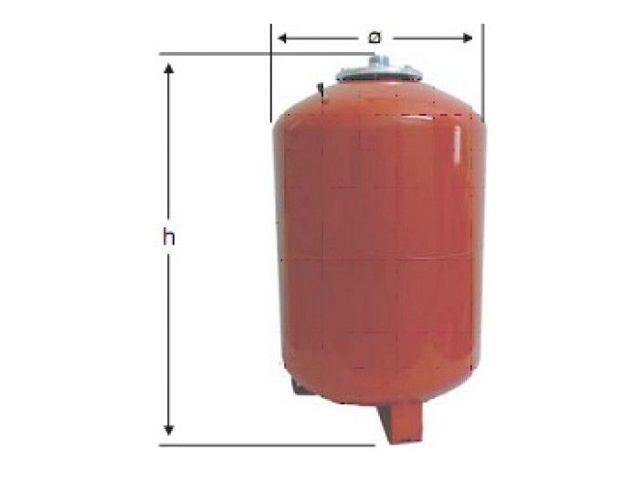 Бак расширительный для отопления Aquapress ACRV100 купить в интернет-магазине «НасосВДом» Киев Украина