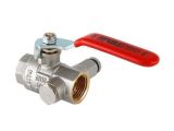 VT.245.N.05 Кран шаровой VALTEC BASE с дренажем и воздухоотводчиком DN 3/4 (VT.245.N.05) купить в интернет-магазине «НасосВДом» Киев Украина