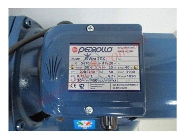 Насосная станция Pedrollo JSWm 2CX/50 купить в интернет-магазине «НасосВДом» Киев Украина