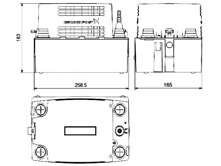 Grundfos CONLIFT1 97936156 Насос для дренажу купити в інтернет-магазині «НасосВДом» Київ Україна