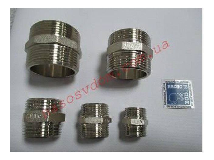 VTr.582.N.0007 Ниппель латунный НН 1 1/4' Valtec купить в интернет-магазине «НасосВДом» Киев Украина