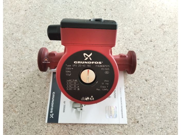 Циркуляционный насос Grundfos UPS 25-40 180 (99309921) Уценка купить в интернет-магазине «НасосВДом» Киев Украина
