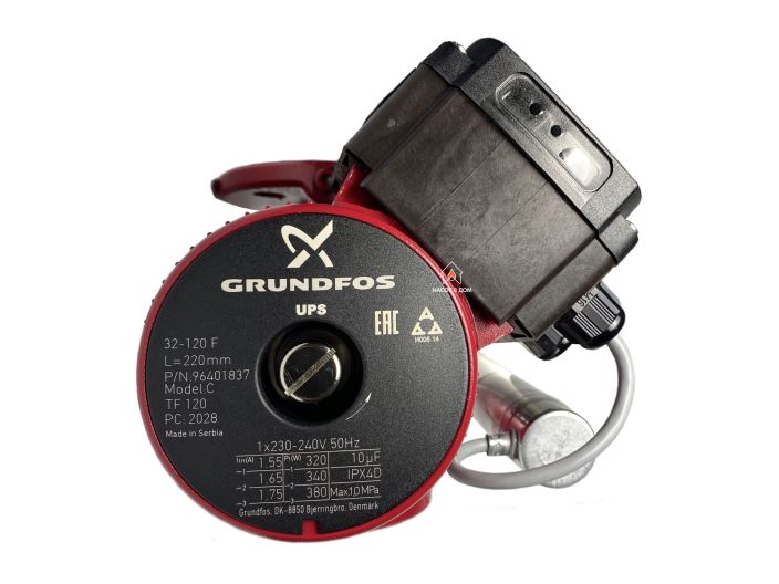 Насос циркуляційний фланцевий Grundfos UPS 32-120 F 1x230V 96401837 купити в інтернет-магазині «НасосВДом» Київ Україна