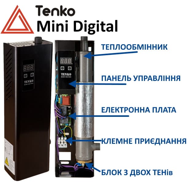 котел електричний mini digital tenko