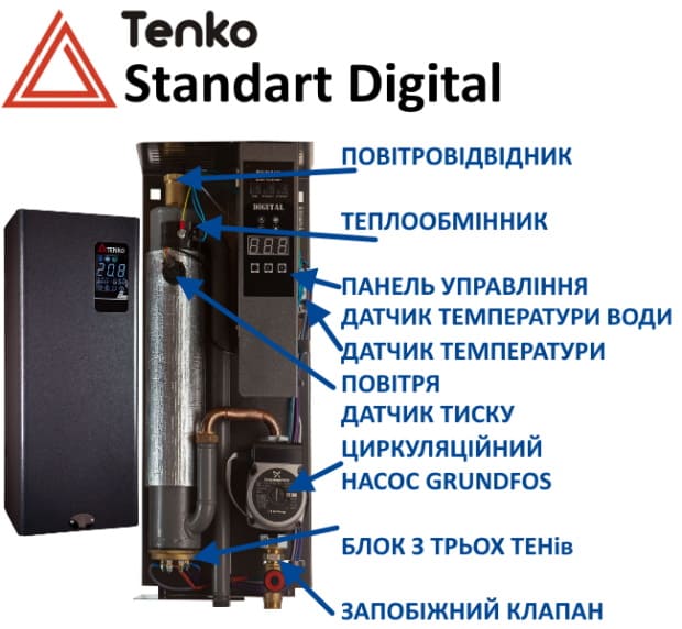 tenko standart digital котел електричний