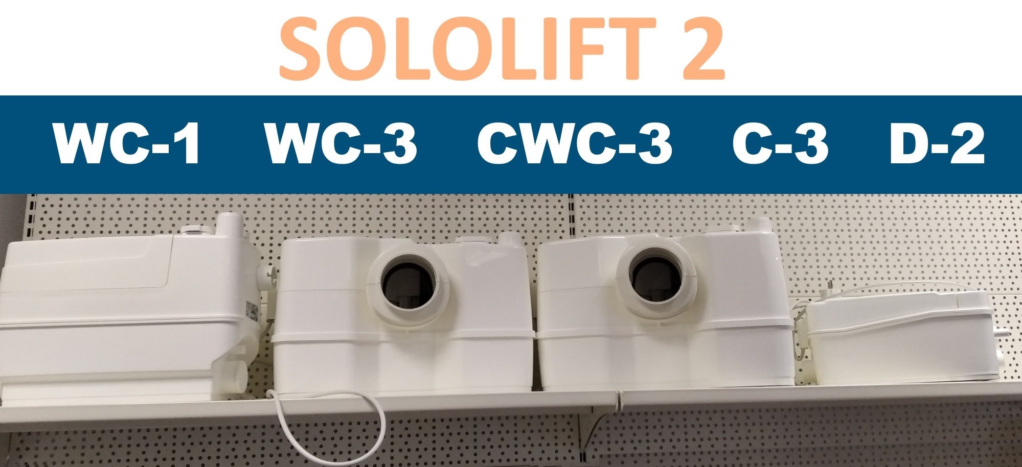 Відмінності моделей СОЛОЛІФТ Sololift2 Grundfos
